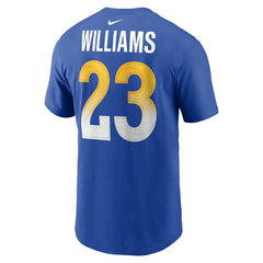Kyren Williams Los Angeles Rams Player Name & Number T-Shirt Royal - Nike