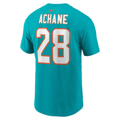 De’Von Achane Miami Dolphins Player Name & Number T-Shirt Aqua - Nike