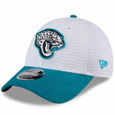 Jacksonville Jaguars New Era 2024 NFL Training Camp 9FORTY Adjustable Hat White/Teal - NFL