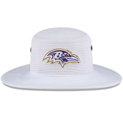 Baltimore Ravens New Era 2024 NFL Training Camp Panama Bucket Hat White - NFL