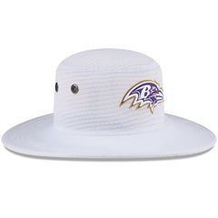 Baltimore Ravens New Era 2024 NFL Training Camp Panama Bucket Hat White - NFL