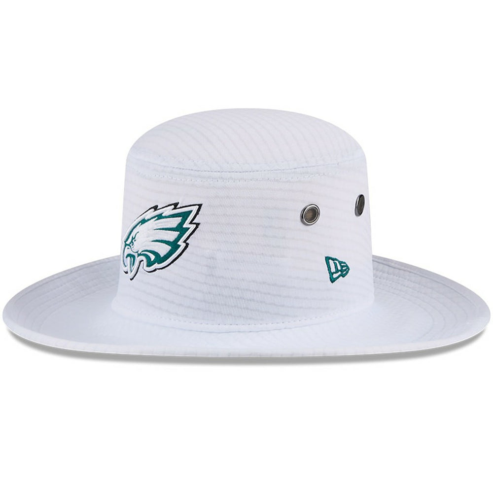 Philadelphia Eagles New Era 2024 NFL Training Camp Panama Bucket Hat White - NFL