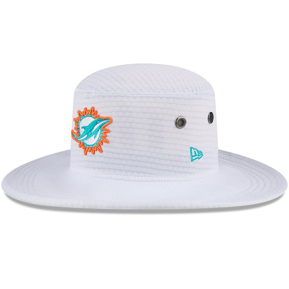 Miami Dolphins New Era 2024 NFL Training Camp Panama Bucket Hat White - NFL