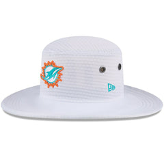 Miami Dolphins New Era 2024 NFL Training Camp Panama Bucket Hat White - NFL