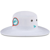 Miami Dolphins New Era 2024 NFL Training Camp Panama Bucket Hat White - NFL