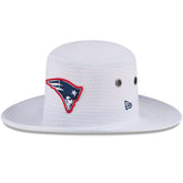 New England Patriots New Era 2024 NFL Training Camp Panama Bucket Hat White - NFL