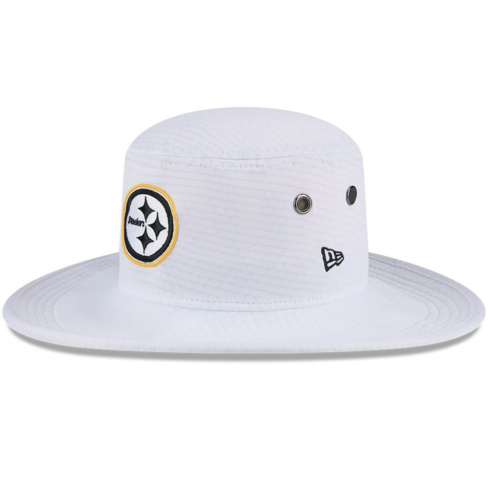 Pittsburgh Steelers New Era 2024 NFL Training Camp Panama Bucket Hat White - NFL