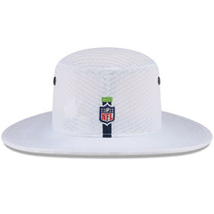Seattle Seahawks New Era 2024 NFL Training Camp Panama Bucket Hat White - NFL