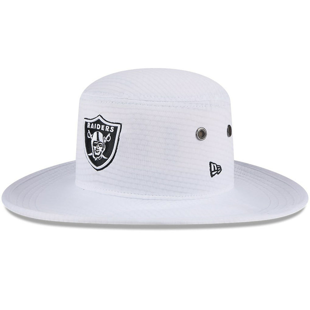 Las Vegas Raiders New Era 2024 NFL Training Camp Panama Bucket Hat White - NFL