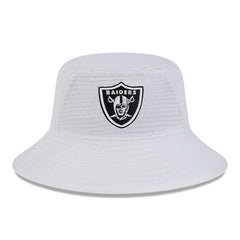 Las Vegas Raiders New Era 2024 NFL Training Camp Stretch Bucket Hat White - NFL