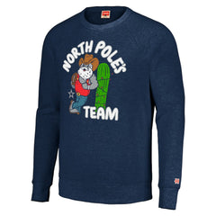 Dallas Cowboys Homage Unisex Holiday Raglan Tri-Blend Pullover Sweatshirt Navy - NFL