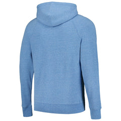 Detroit Lions Homage Unisex Holiday Raglan Tri-Blend Pullover Hoodie Light Blue - NFL