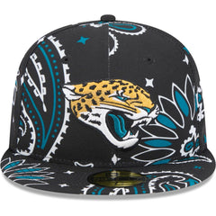 Jacksonville Jaguars New Era Paisley 59FIFTY Fitted Hat Black - NFL