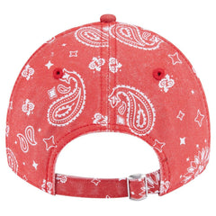 San Francisco 49ers New Era Women's Paisley 9TWENTY Adjustable Hat Scarlet - NFL