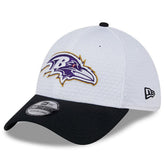 Baltimore Ravens New Era 2024 NFL Training Camp 39THIRTY Flex Hat White/Black - NFL