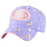 San Francisco 49ers '47 Girls Preschool Unicorn Clean Up Adjustable Hat Lavender - 47 brand