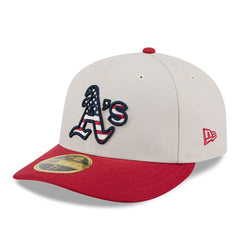 Athletics New Era 2024 Fourth of July Low Profile 59FIFTY Fitted Hat On Sale