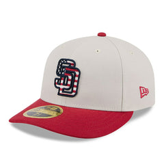 San Diego Padres New Era 2024 Fourth of July Low Profile 59FIFTY Fitted Hat Lifestyle