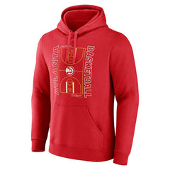 NBA - Atlanta Hawks Michelob Ultra Full Court Pullover Hoodie - Red
