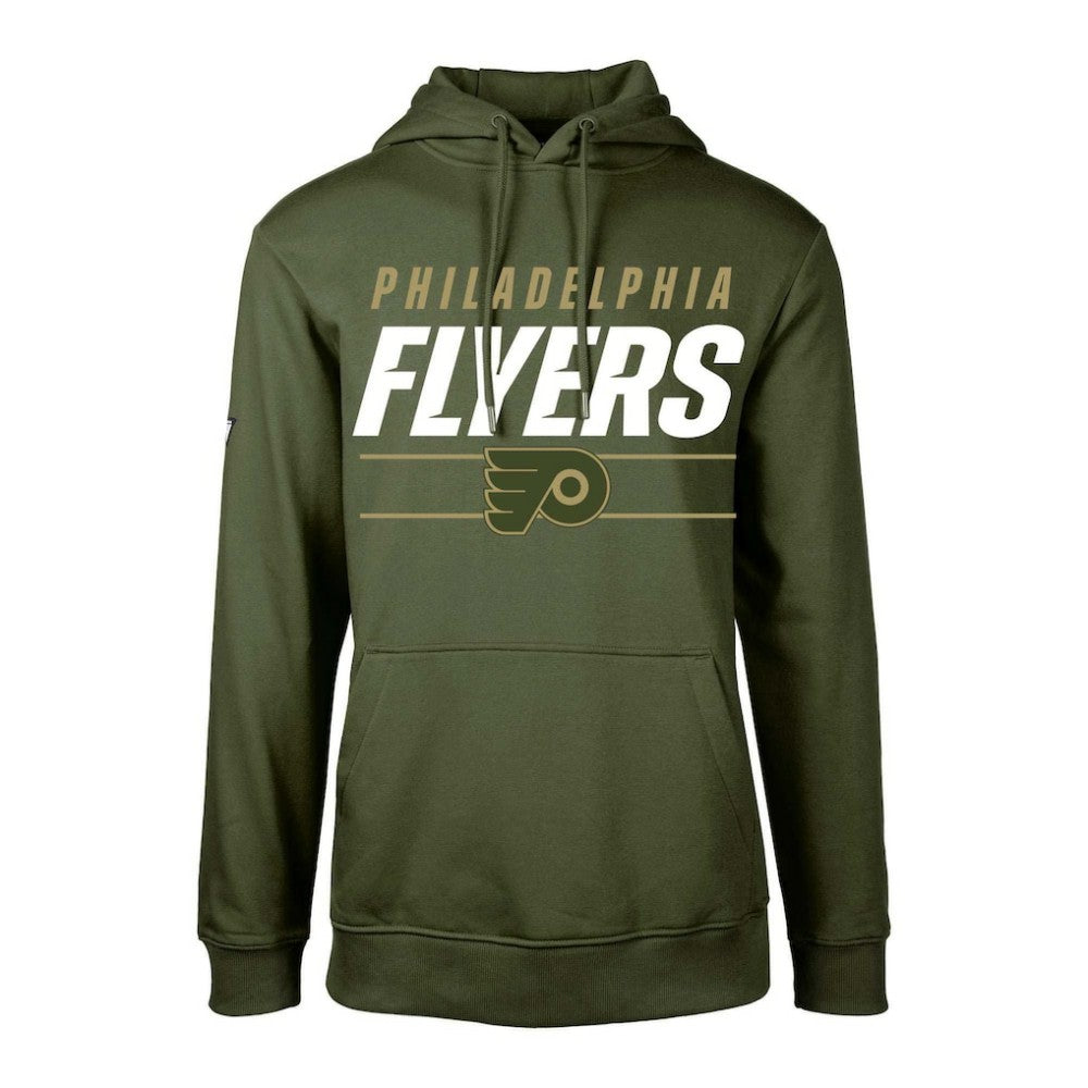 Philadelphia Flyers - Levelwear Youth Podium Fleece Pullover Hoodie Olive