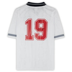 Fanatics Paul Gascoigne England National Team Autographed 1990 Home Jerseys