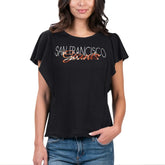 San Francisco Giants G-III 4Her by Carl Banks Women's Crowd Wave T-Shirt for sale