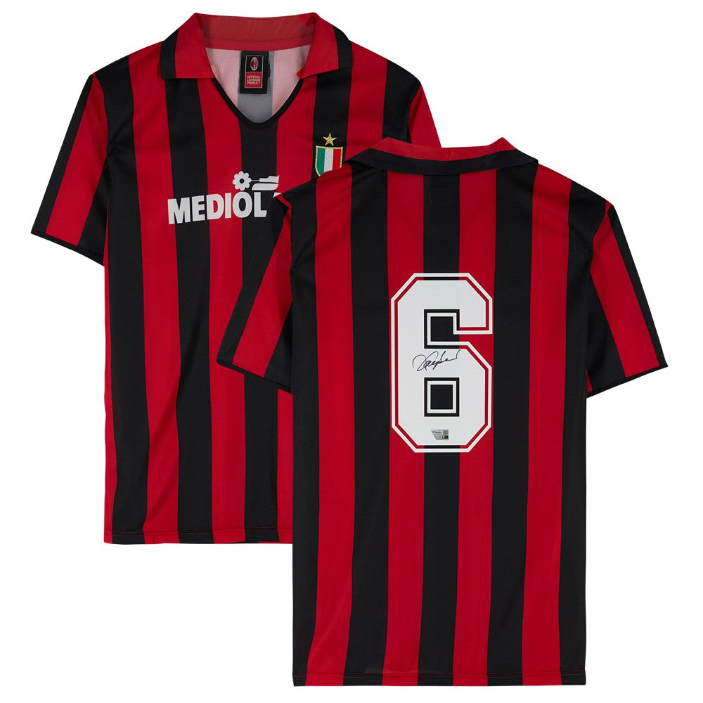 Fanatics Franco Baresi AC Milan Autographed 1988 Home Jerseys