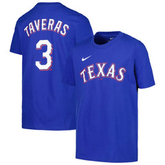 Leody Taveras Texas Rangers Nike Youth Name & Number T-Shirt On Sale