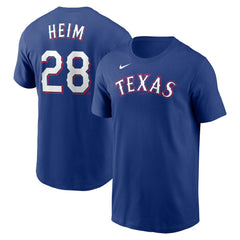 Jonah Heim Texas Rangers Nike Youth Name & Number T-Shirt for sale