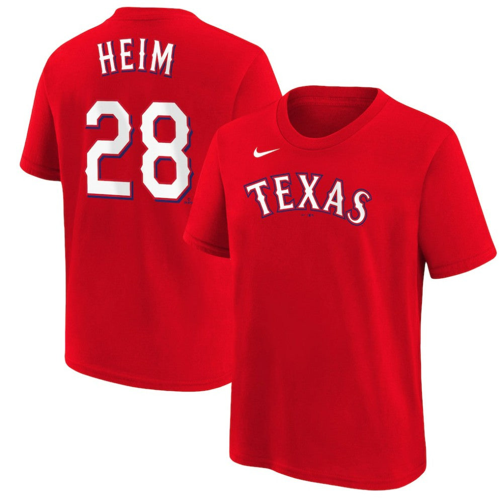 Jonah Heim Texas Rangers Nike Youth Name & Number T-Shirt Online