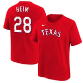 Jonah Heim Texas Rangers Nike Youth Name & Number T-Shirt Online