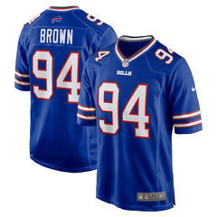 Andrew Brown Buffalo Bills Game Jersey Royal - Nike