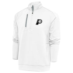 NBA - Indiana Pacers Antigua Metallic Logo Generation Quarter-Zip Top - White