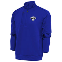 New Era - New York Knicks Antigua Metallic Logo Generation Quarter-Zip Top - Blue