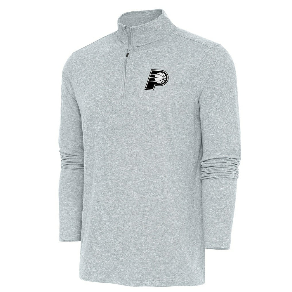 NBA - Indiana Pacers Antigua Hunk Quarter-Zip Top - Heather Gray