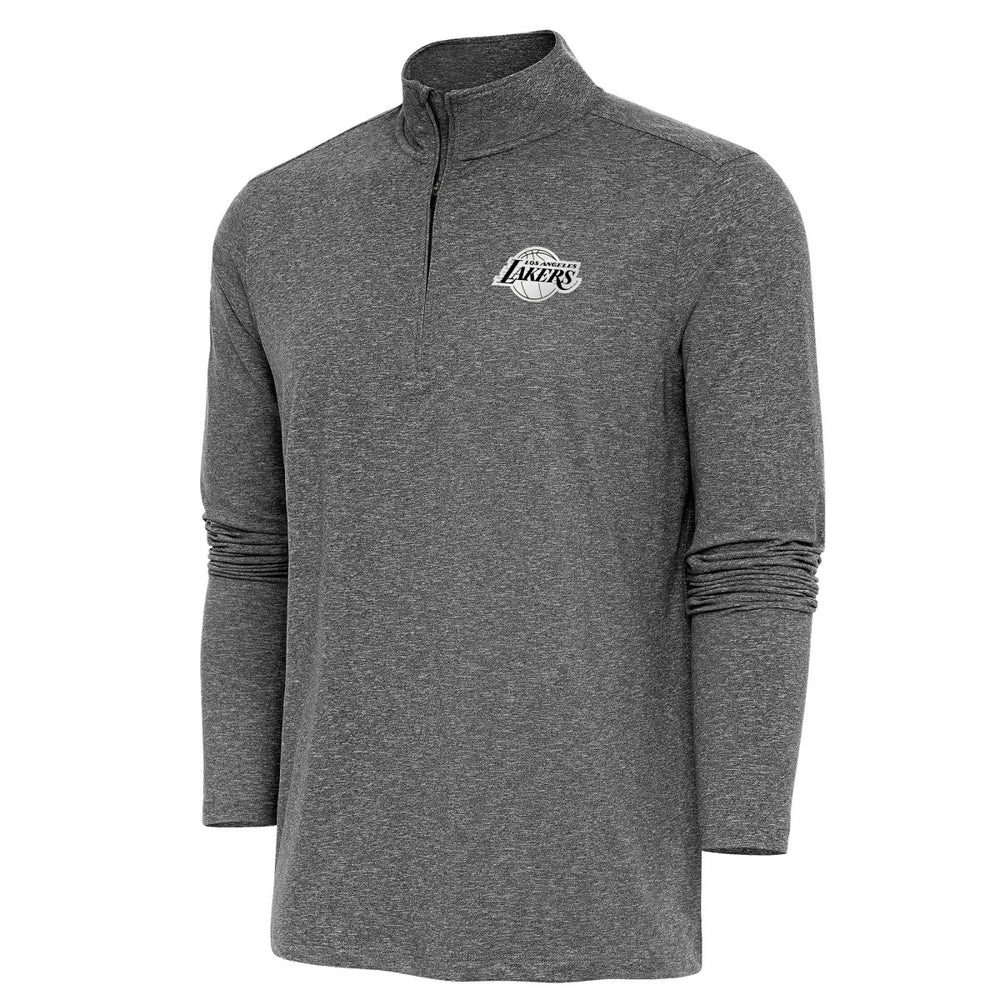 NBA - Los Angeles Lakers Antigua Hunk Quarter-Zip Top - Heather Black