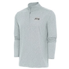 NBA - Los Angeles Lakers Antigua Hunk Quarter-Zip Top - Heather Gray