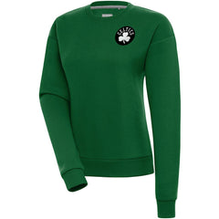 NBA - Boston Celtics Antigua Women's Brushed Metallic Victory Pullover Sweatshirt - Kelly Green
