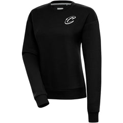 NBA - Cleveland Cavaliers Antigua Women's Brushed Metallic Victory Pullover Sweatshirt - Black