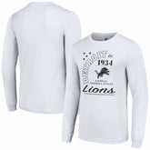 Detroit Lions Starter Arch City Long Sleeve T-Shirt White - NFL