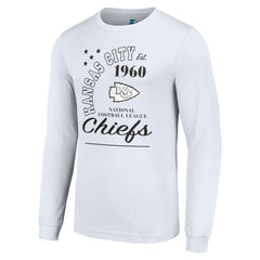 Kansas City Chiefs Starter Arch City Long Sleeve T-Shirt White - NFL