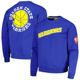 Mitchell & Ness - Golden State Warriors Hardwood Classics There and Back Pullover Sweatshirt - Royal