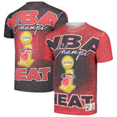 Mitchell & Ness - Miami Heat Hardwood Classics 2006 NBA Champions Champ City T-Shirt - Red