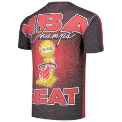 Mitchell & Ness - Miami Heat Hardwood Classics 2006 NBA Champions Champ City T-Shirt - Red