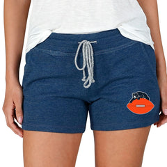 Chicago Bears Concepts Sport Women's Mainstream Terry Lounge Shorts Navy - NFL