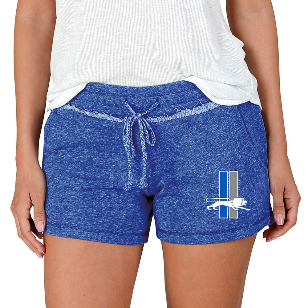Detroit Lions Concepts Sport Women's Mainstream Terry Lounge Shorts Blue - NFL
