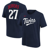 Ryan Jeffers Minnesota Twins Nike Youth Name & Number T-Shirt Online