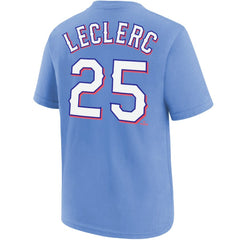 Jose Leclerc Texas Rangers Nike Youth Name & Number T-Shirt Lifestyle