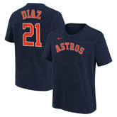 Yainer Diaz Houston Astros Nike Youth Name & Number T-Shirt Online