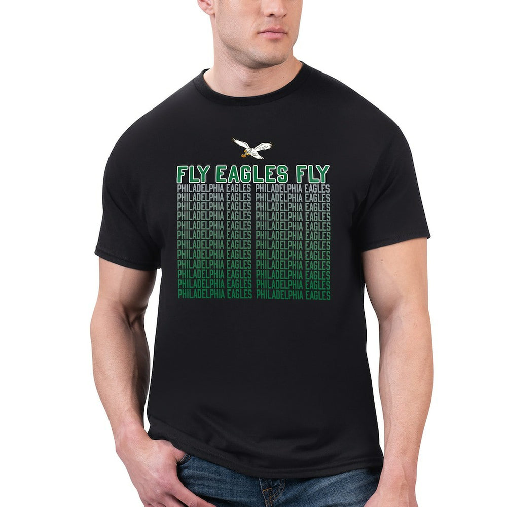 Philadelphia Eagles Starter Slogan T-Shirt Black - NFL